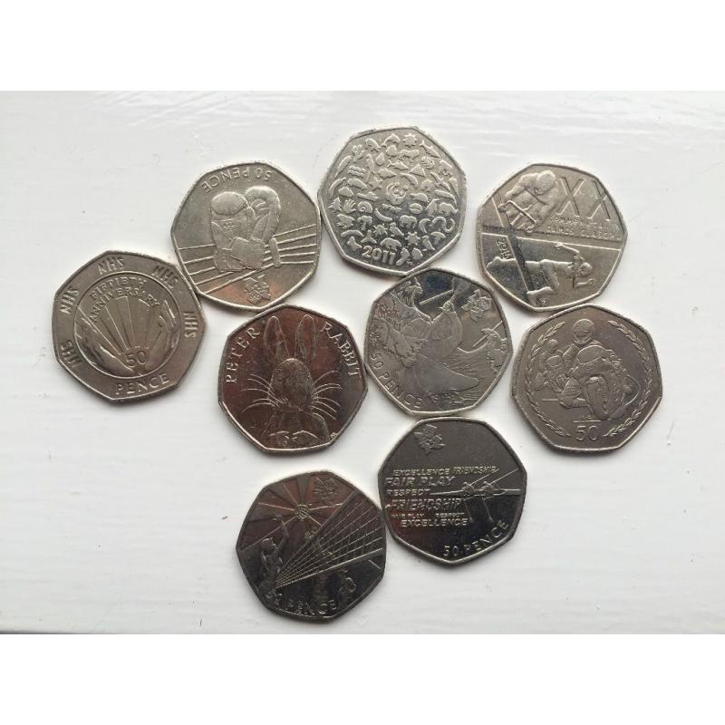 Collection of 50ps