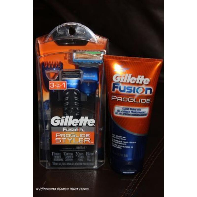 Gillette Fusion ProGlide Styler 3-in-1 + Shaving Gel *BONUS pack!!!*