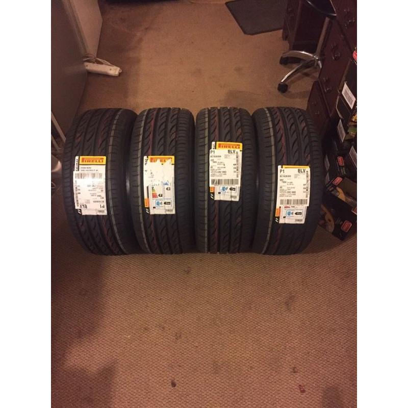 FOUR BRAND BEW PIRELLI TYRES OFFERS CONSIDERED 17inch 17" 205/40/17