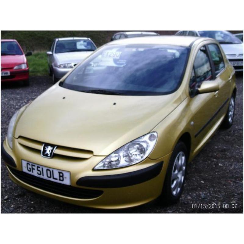 Peugeot 307 2.0 HDi LX 5dr SERVICE HISTORY DIESEL
