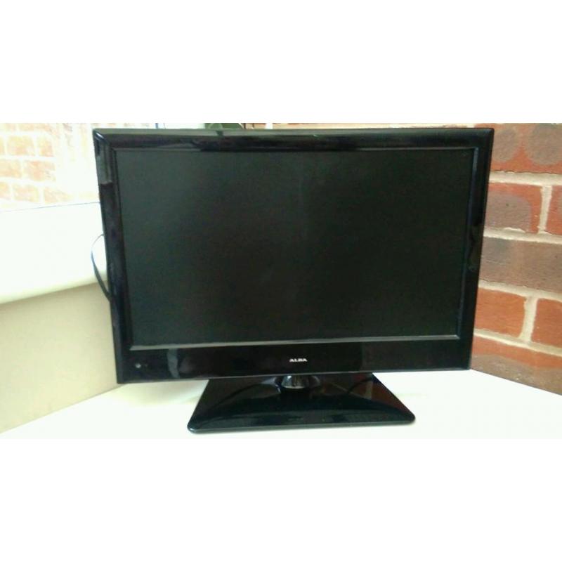 Alba 19" TV with built in DVD, fully HD ready, excellent condition as hardly used