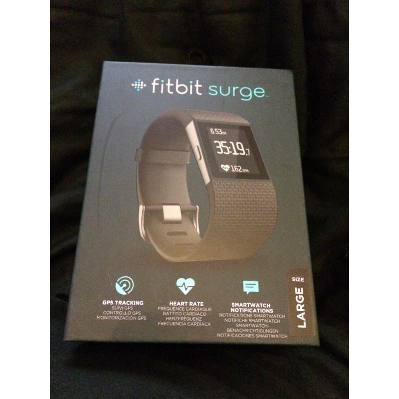 Black Fitbit Surge