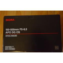 Sigma 150-500mm F5-6.3 APO DG OS (Nikon fit)