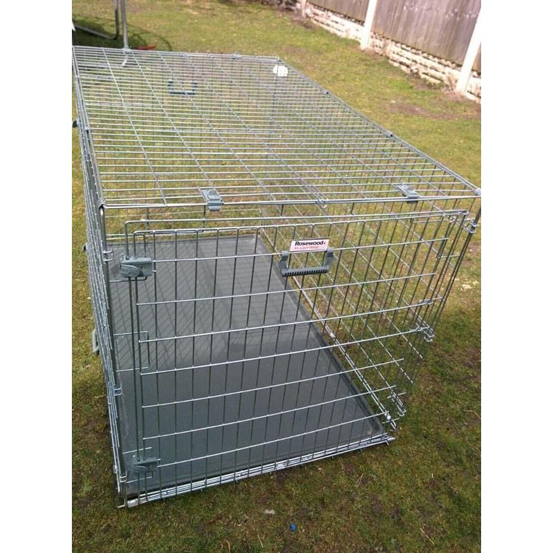 Two door dog cage **Excellent Condition**