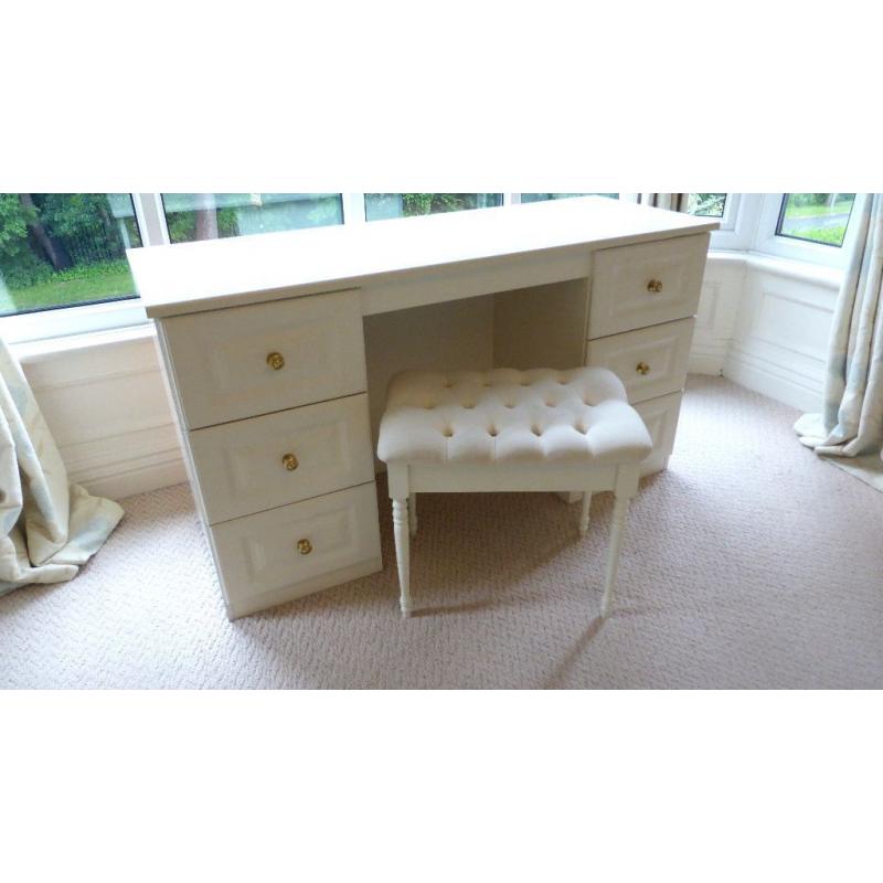 Dressing Table or Desk with stool
