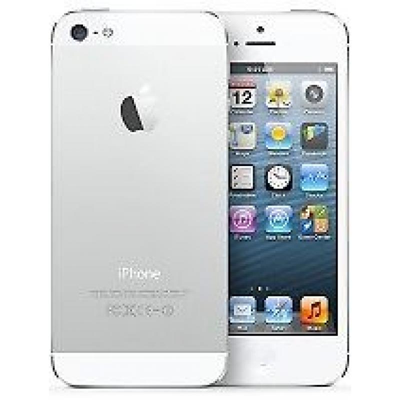 Great condition iPhone 5 white sorry no picture as ha e no camera