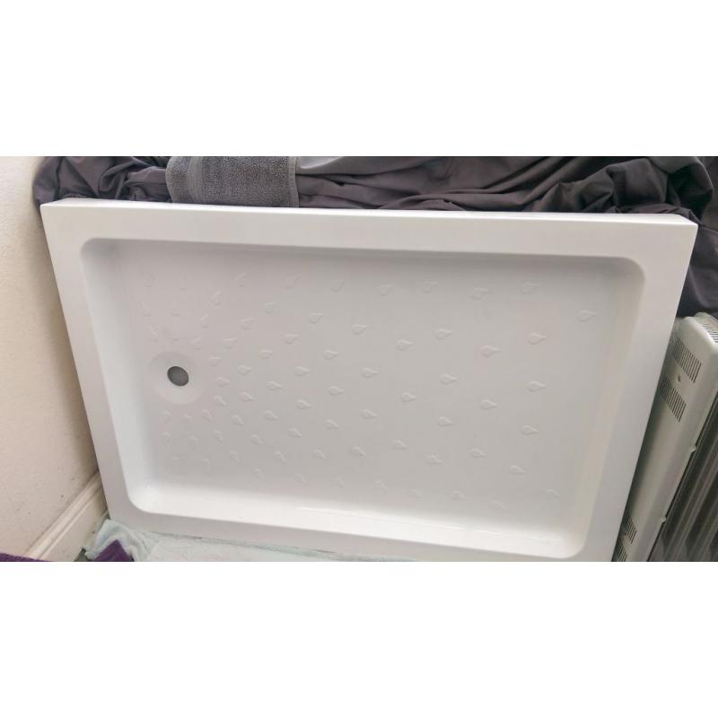 800 x 1200 x 95 Rectangle Stone Resin Construction Shower Tray