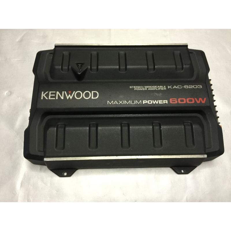 GENUINE 600W KENWOOD KAC 6203 AMPLIFIER CAR AUDIO SYSTEM AMP BASS AUDIO CAR SUBWOOFER SUB