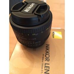 Nikon 50mm f1.8 Lens Boxed