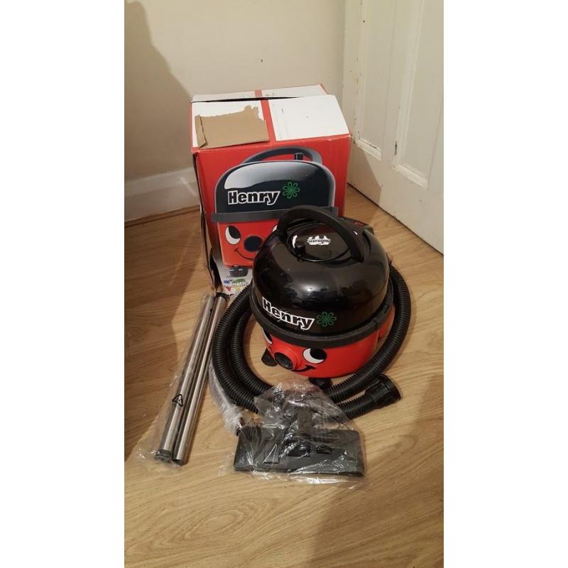 Henry bagless hoover with new tools low and high speed latest model