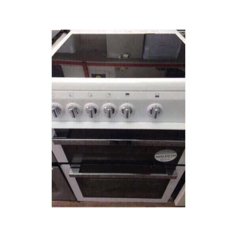 ++++FLAVEL WHITE ELECTRIC COOKER ML61CDW 60CM INCLUDES 6 MONTHS GUARANTEE