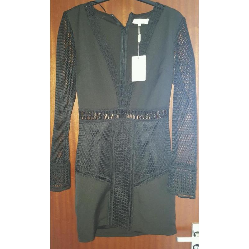Black mesh dress size M