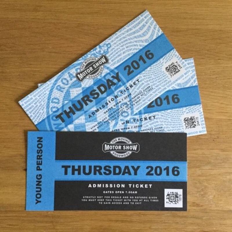 GOODWOOD FOS tickets Thursday 23/6 only