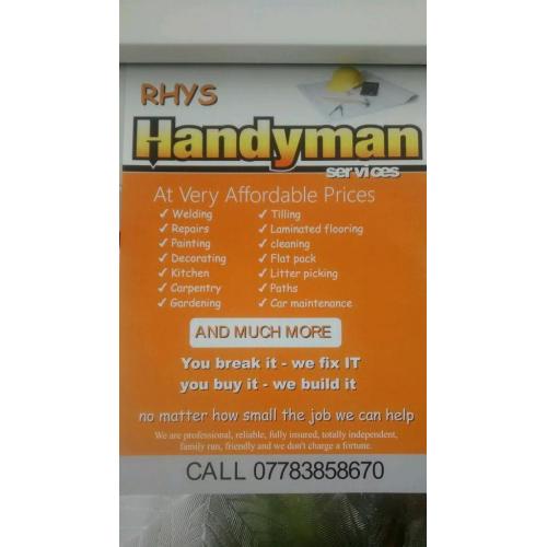 Rhys handyman services