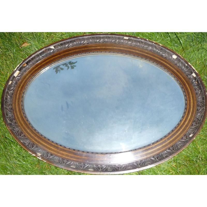 Large Antique Mirror