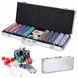 500 chip Poker Set with carry case... only used twice so as new