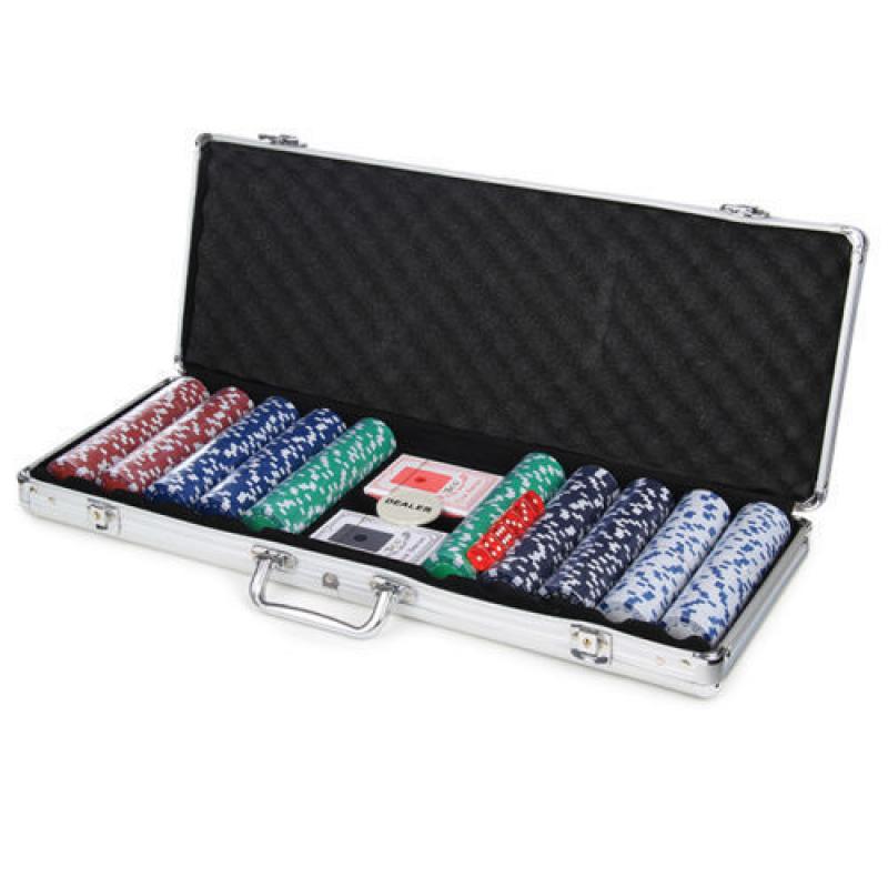 500 chip Poker Set with carry case... only used twice so as new