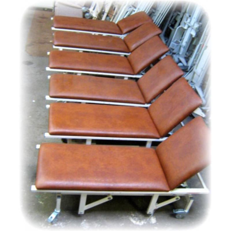 HYDRAULIC 2 PIECE RUSSET BROWN COUCH/PLINTH RENTAL/BUY OPTION AVAILABLE