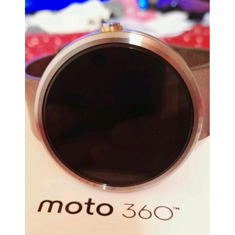 Moto 360 android smartwatch
