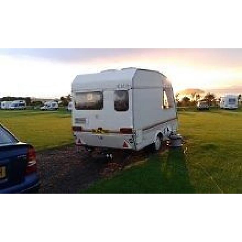 2 Berth Caravan EXTREMELY Lightweight (549kg) - completely dry, serviced, can be towed by ANY car