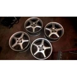 15" alloy wheels 4x100 VW, Golf, Corsa, Polo, BMW