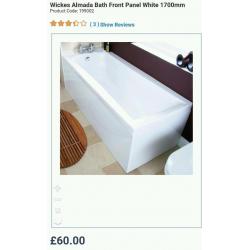 Wickes front and end bath panels
