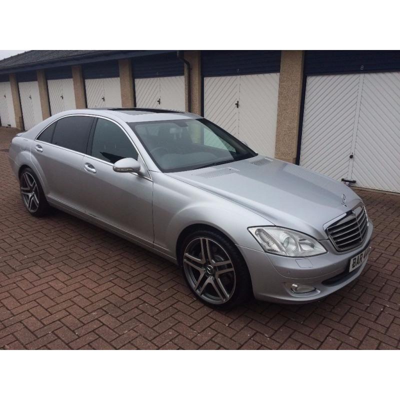 2008 Mercedes Benz S class Diesel with private plate