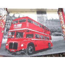 London City Rug Black And Red 120 x 170cm