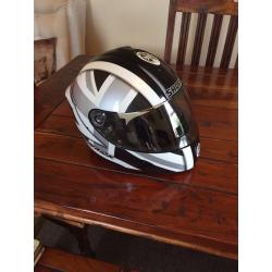 Shark hurricane motorbike helmet.