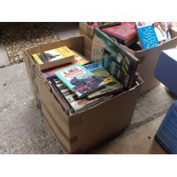 Job lot Books Non fiction, hardbacks ideal car boot sale various subjects, trains plane cars other