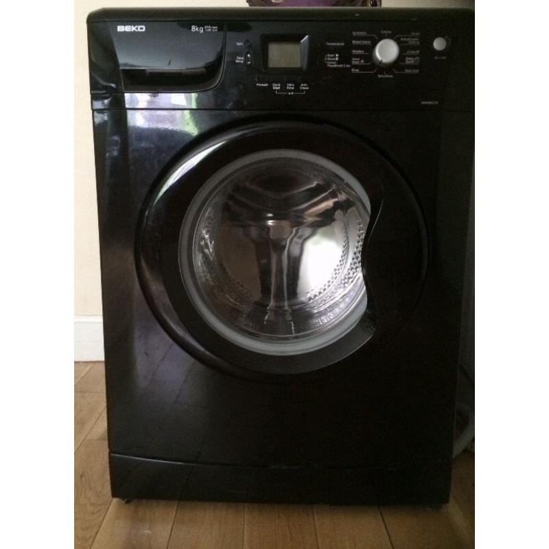 Black 8kg Beco Hotpoint Washing Machine