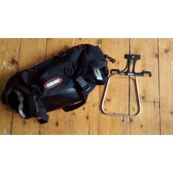 Carradice Super-C saddlebag with Quick-Release Bagman support