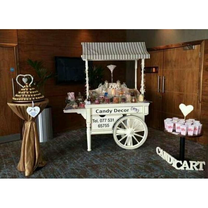 CANDY CART ( wedding dress party birthday christening)