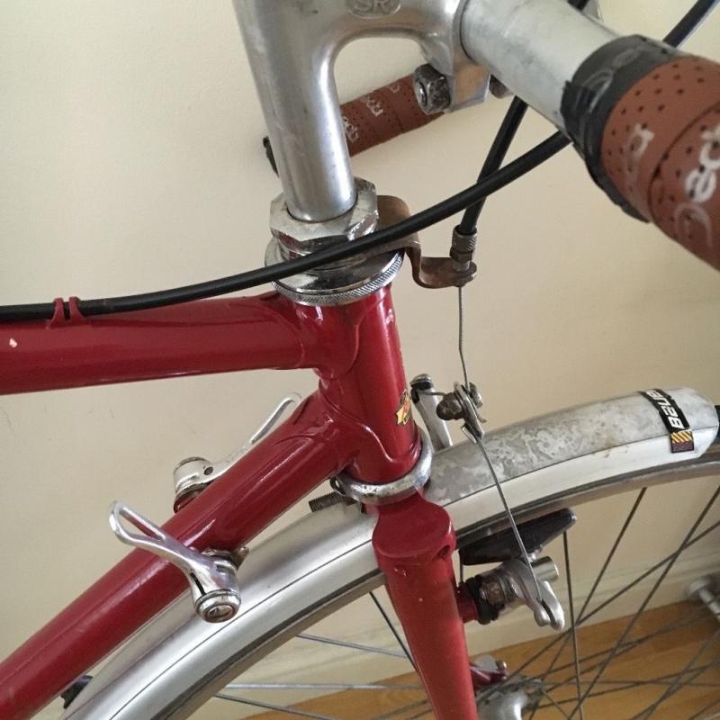Raleigh vintage bike for sale . Hand built . Butted frame .