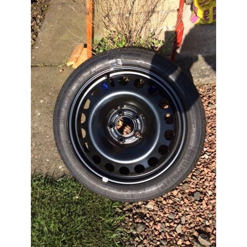 Spare wheel with tyre 125/70 R 17 - as new - Vauxhall Zafira /Astra