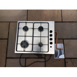 4 ring Electrolux gas hob. Good condition. Replaced with a ceramic hob.