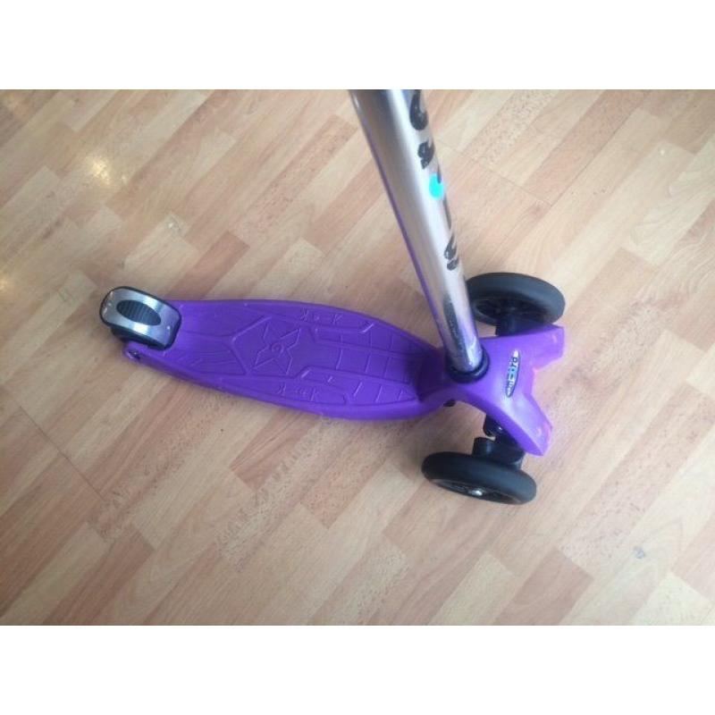 Maxi Micro Purple Scooter - Good condition