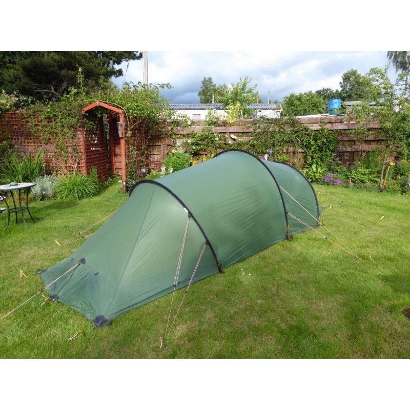 Hilleberg Nallo 2 GT two man tent with footprint