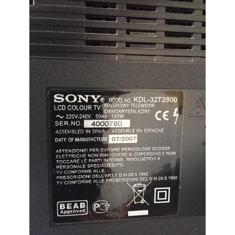 Sony Bravia KDL32T2800 32"