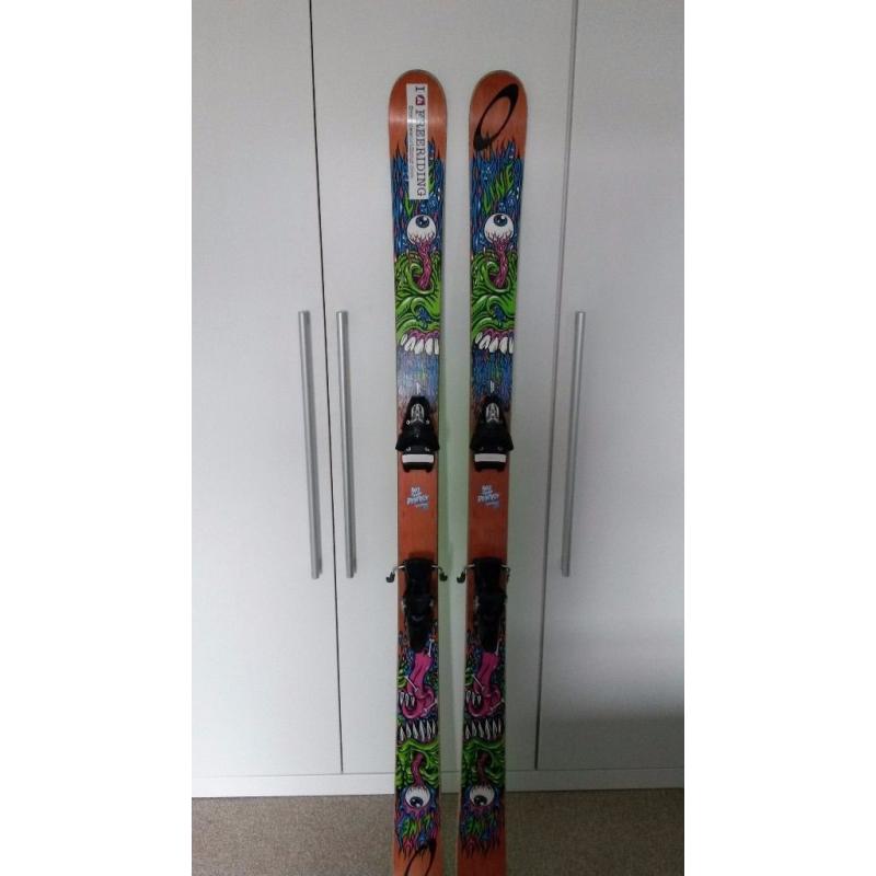 Line Afterbang twin-tip Skis 177cm with Tyrolia Peak 12 bindings
