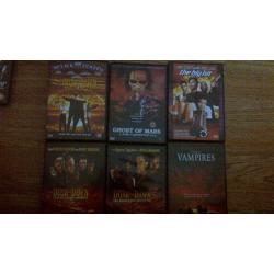 36 dvd movies and one dvd tv series for sale