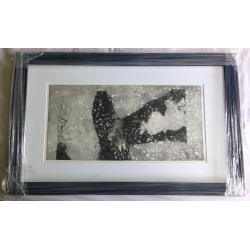 Four Etching Art works Professionally framed, Artist Signed, Unused.