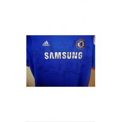 OHand signed original Chelsea shirt + certificate of authenticity
