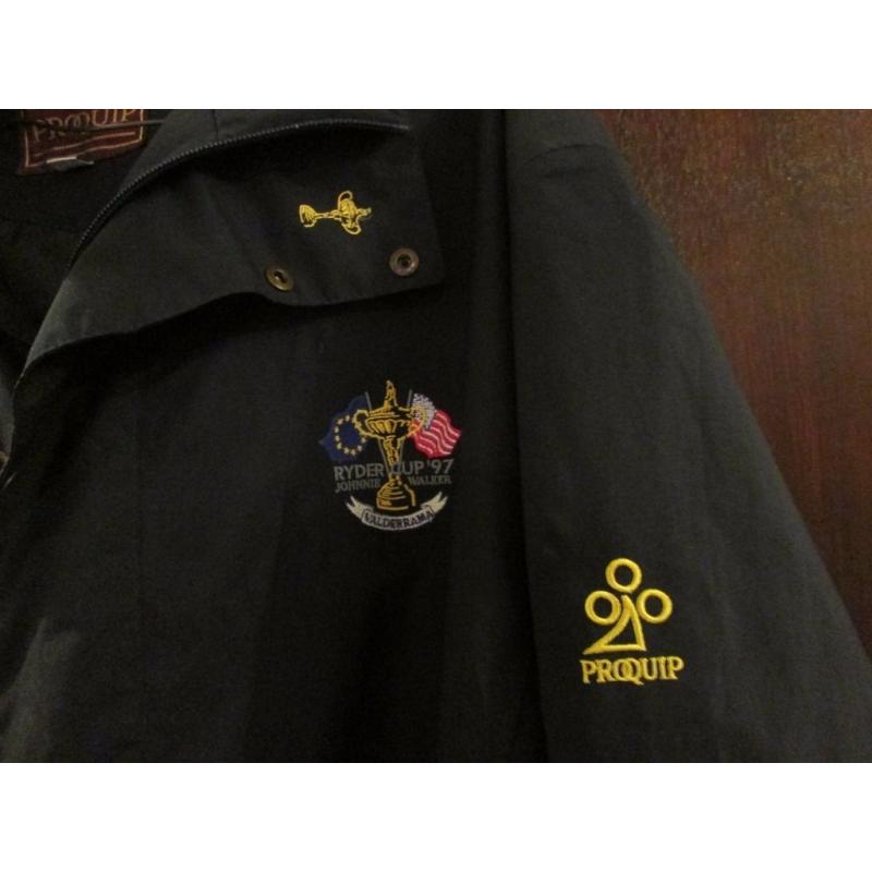 PROQUIP VALDERAMA 1997 RYDER CUP WATERPROOF AND BREATHABLE JACKET XXL IN EXCELLENT CONDITION