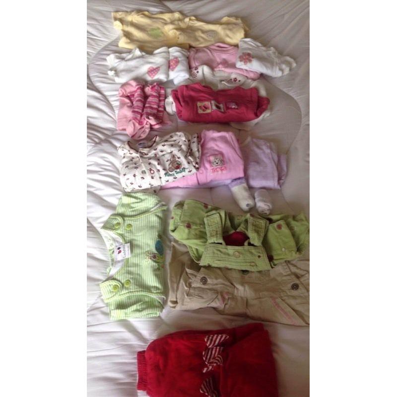 Baby girl clothes bundle 3-6 mths