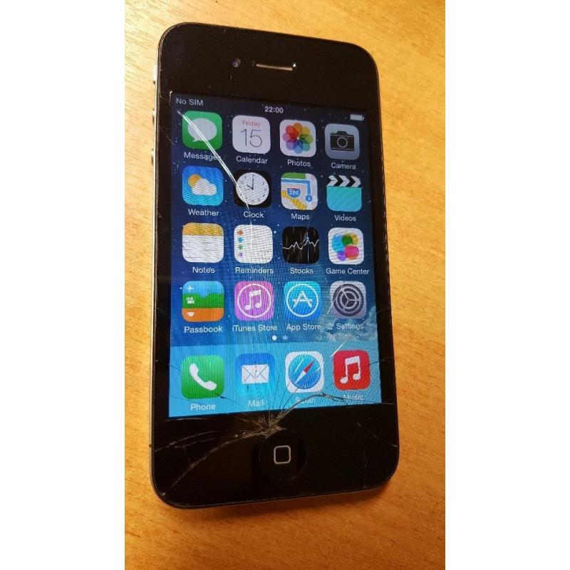 iphone 4, Vodafone network cracked working perfect 16GB