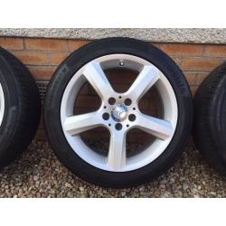 Genuine Mercedes Alloy Wheels and Tyres