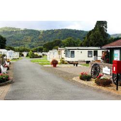 Static caravan for sale on 5* holiday park down the Conwy Valley, North Wales