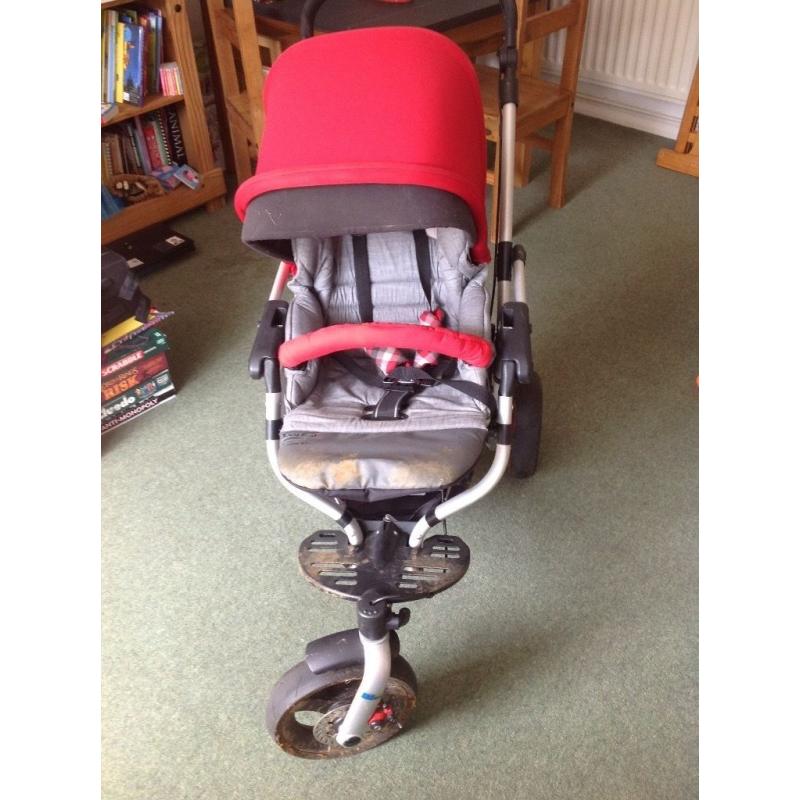 Jane Slalom Pro pushchair compatible with the Matrix light 2 travel system