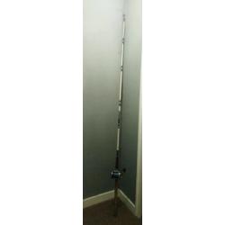 7ft long well made fishing rod and spinner reel